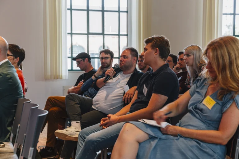 Q&A nach dem Keynote-Vortrag, © Museumsverband Nordrhein-Westfalen, Foto: Lisa Mausbach