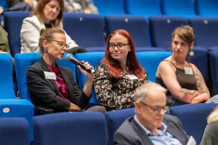 Blick ins Publikum während des Q&A