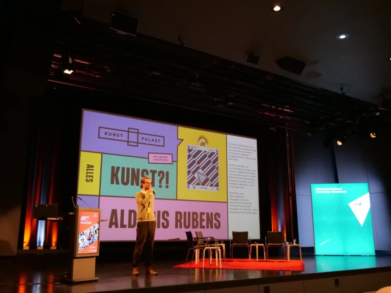 Der Grumpy Guide beim Museumsforum NRW 2025.