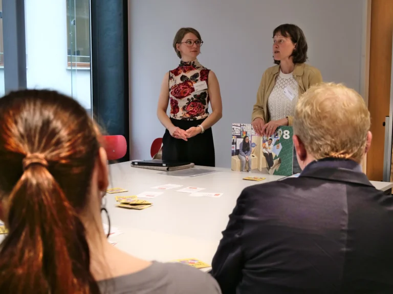 Blick in eine Station beim Format „Walk and Talk: Schaufenster NRW“