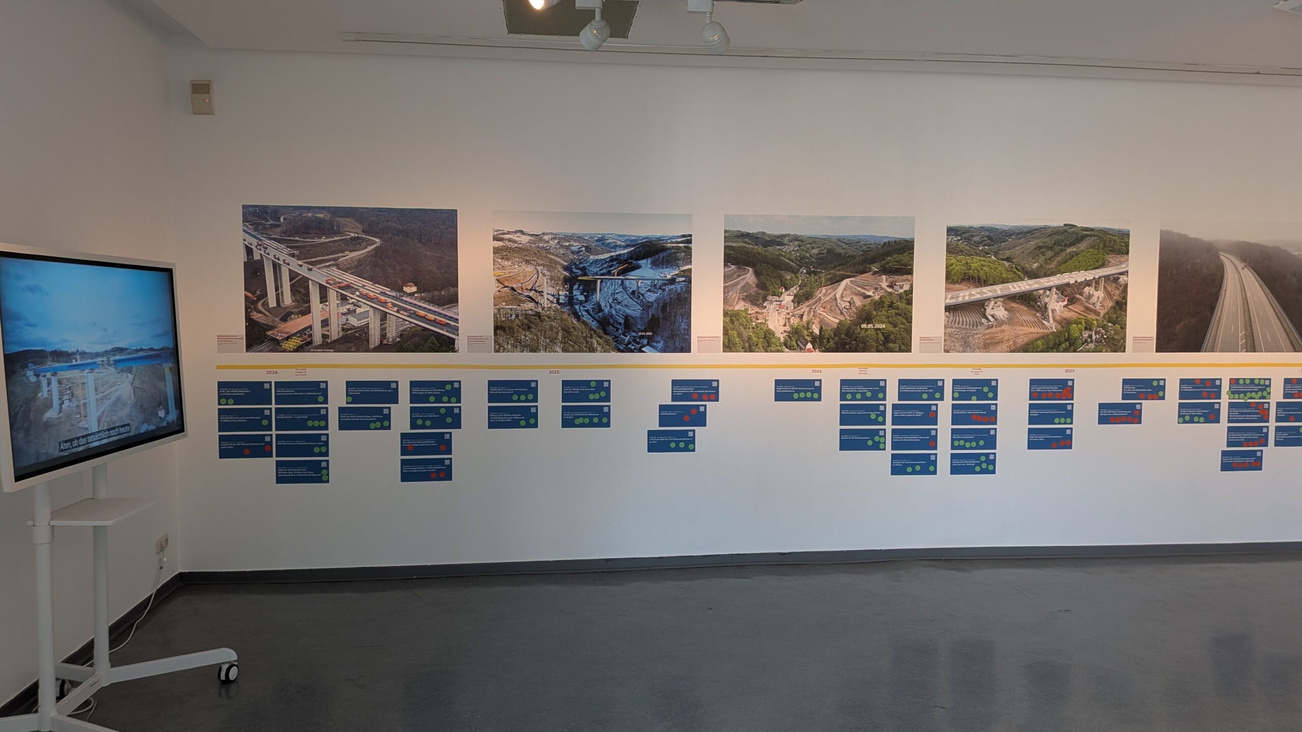 Einblick in die Ausstellung